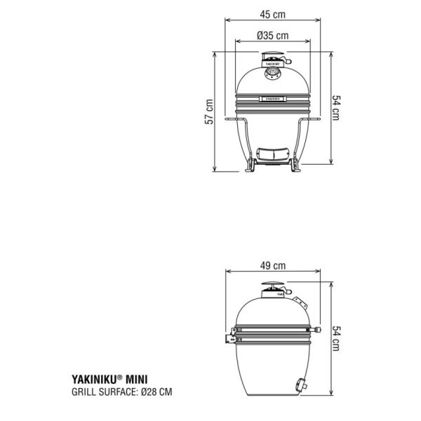 Hitzeschutzplatte, für Keramik Grill Kamado Compact, Yakiniku